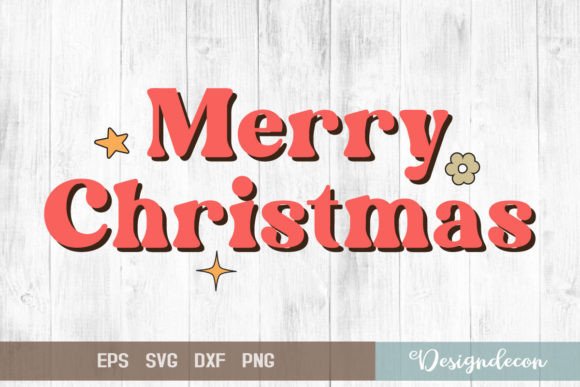 Merry Christmas Retro Sublimation Svg: Graphics for Crafts & Campaigns