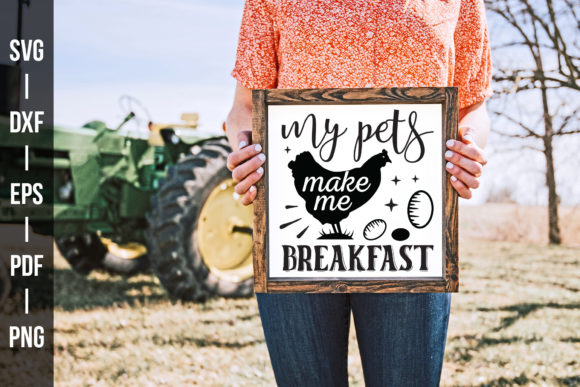 My Pets Make Me Breakfast SVG Cut File for Crafts & Graphics