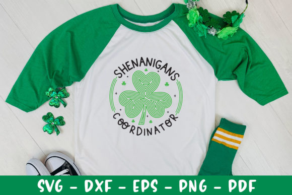 Shenanigans Coordinator SVG Cut File: Graphics for Crafts