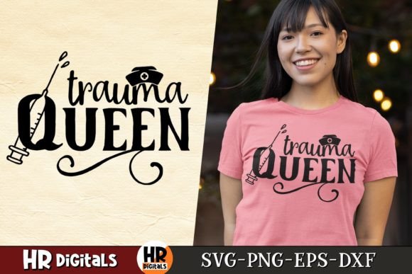 Trauma Queen Graphics for Crafts